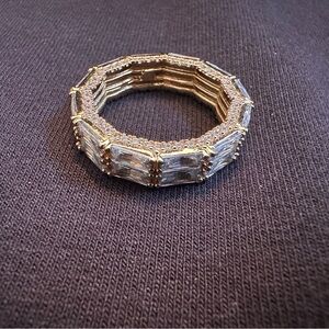 Run Away With Me – Gold CZ Band ✨